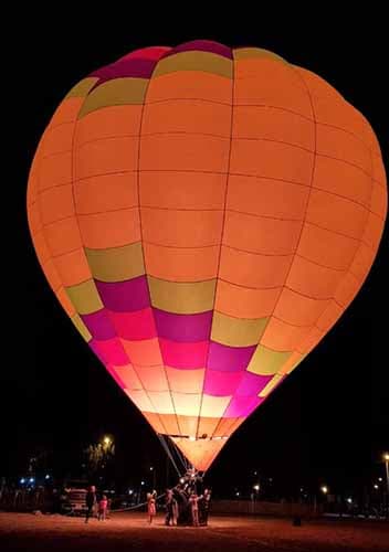 En menos de 24 horas se agotaron los cupos para vuelos cautivos en Globo Aerostático por Potrerillos