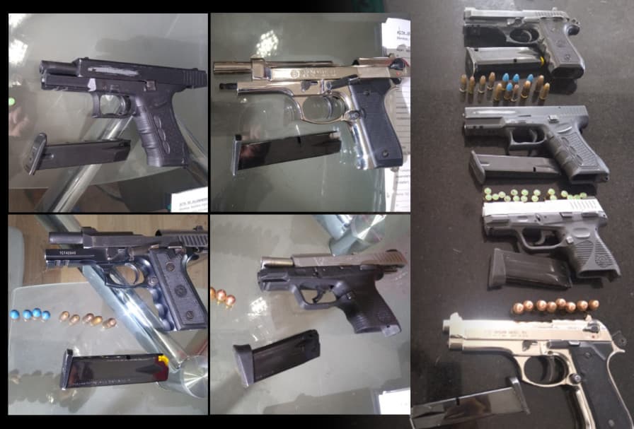 Un allanamiento en Luján secuestró 4 armas de fuego