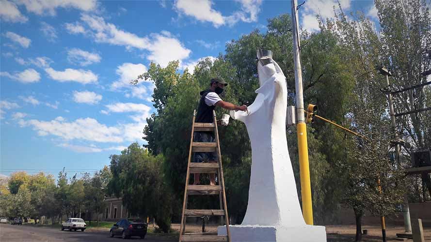 Conocé al pintor de la Virgen de Perdriel