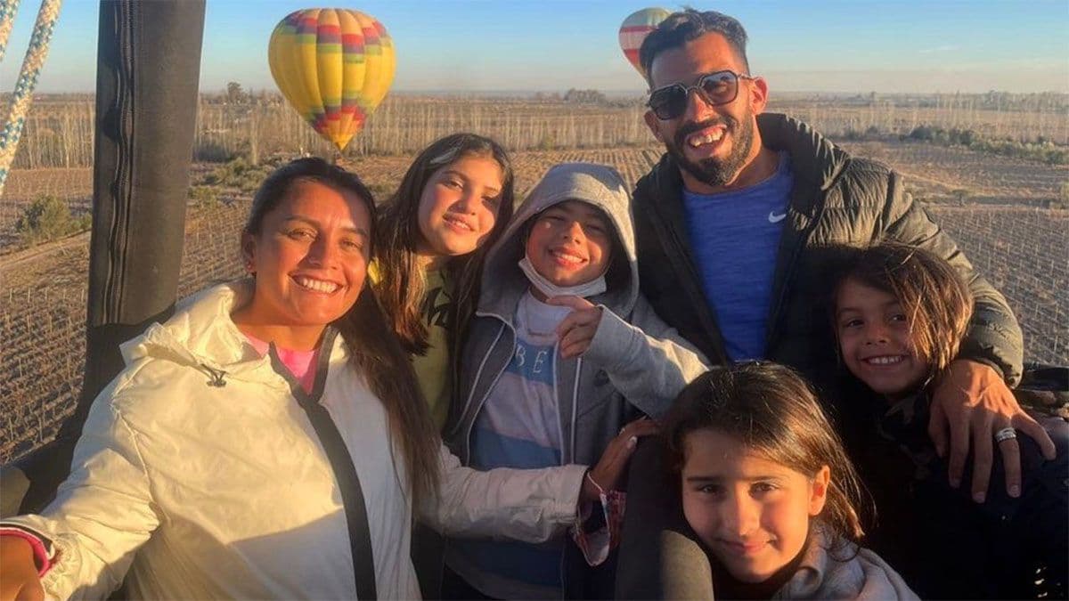 Tevez disfrutó sus días en Mendoza