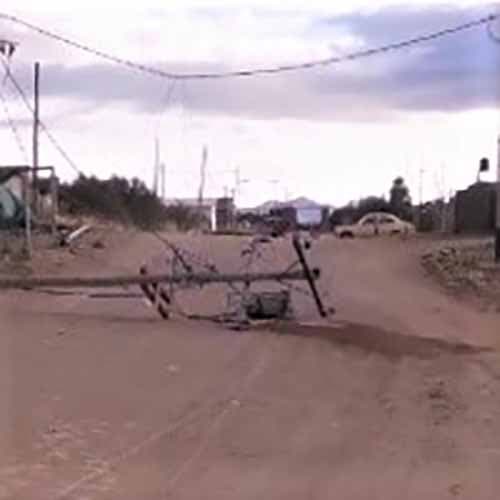 300 familias de Las Vertientes están sin luz