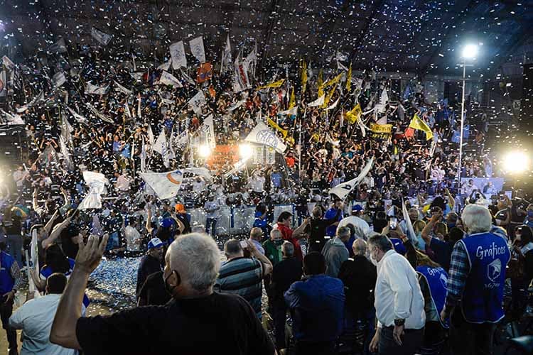 4000 militantes acompañaron desde la CGT en apoyo a Fernández Sagasti y Bermejo