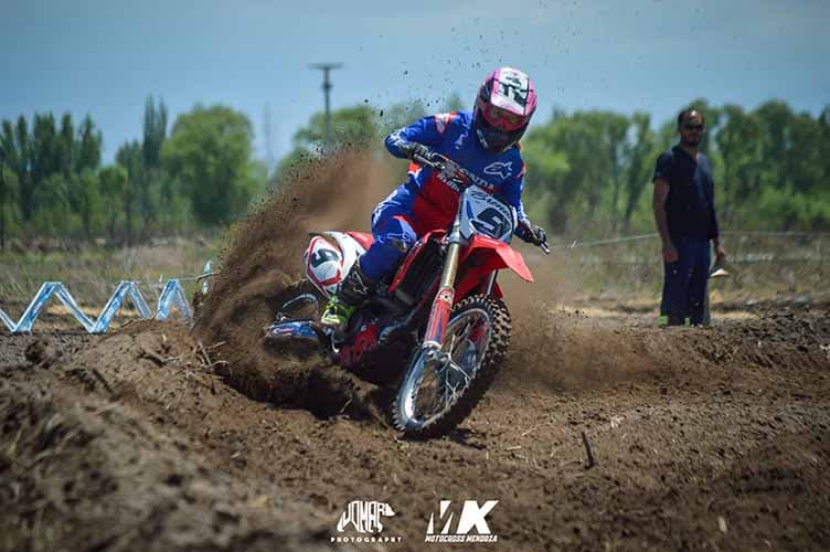 El lujanino Righi volvió a posicionarse en Tunuyán por la sexta fecha del Campeonato Mendocino de Motocross