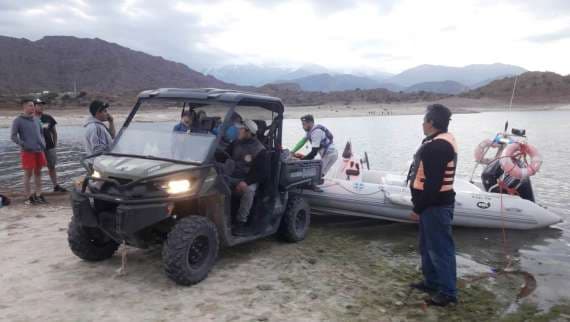 Un deportista fue rescatado en Potrerillos