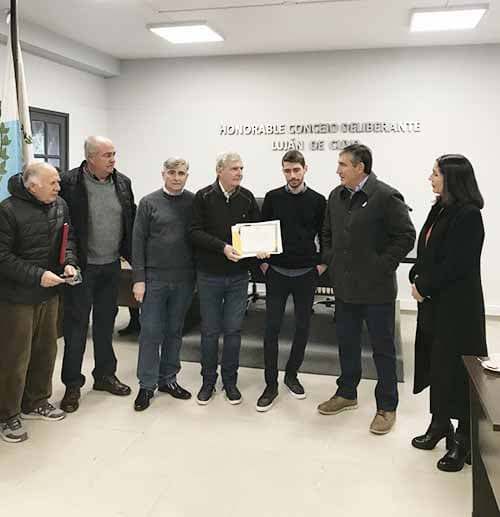 Luján declaró ciudadano ilustre a Ángel Manzano