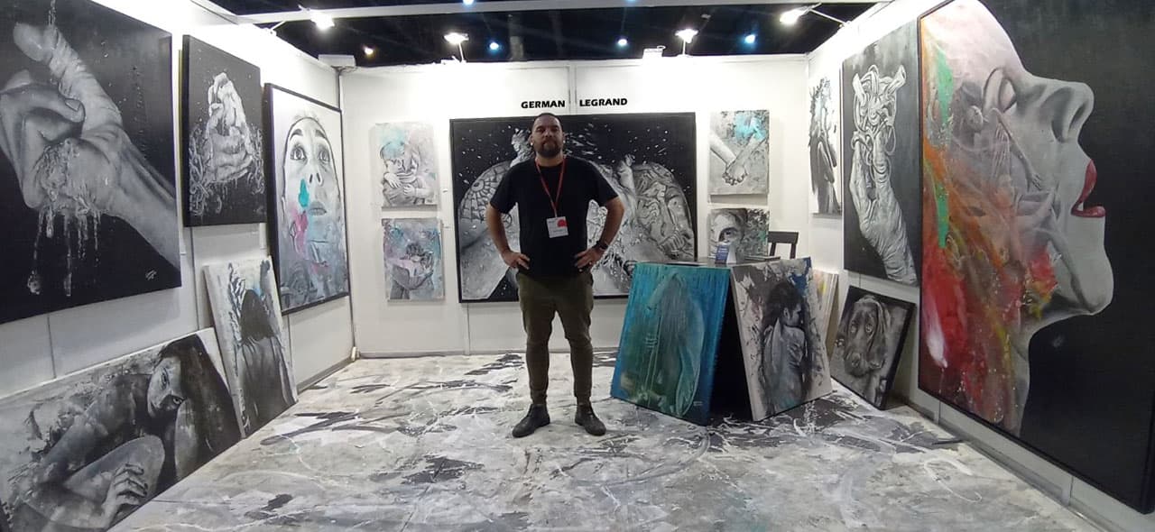 Germán Legrand participó de la Feria Buenos Aires Directo de Artista- BADA