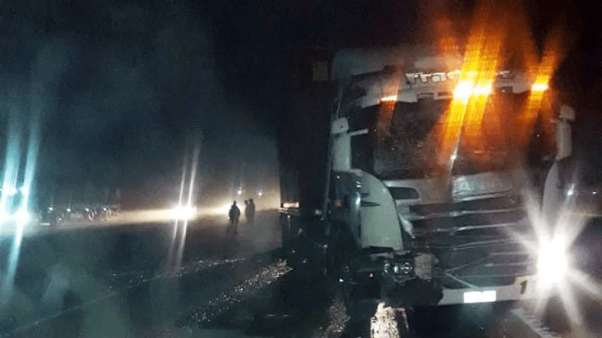 Se durmió: Susto en la Ruta 40 en Luján