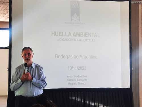 Bodegas de Argentina presentó en Luján cómo evaluar la Huella Ambiental en industria del vino