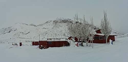 2024: La nieve entusiasma en Los Puquios.