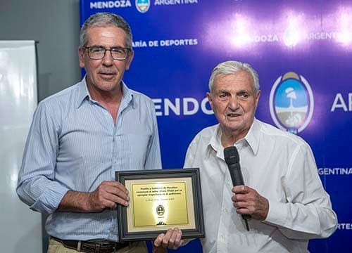 Reconocieron a Ulises Vitale, ícono del andinismo.