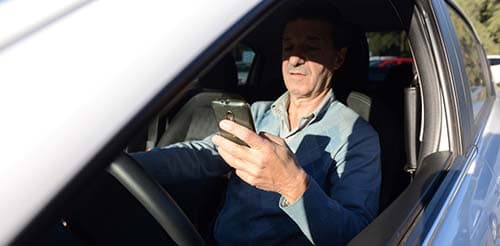 Llegan a Luján las multas por hablar por celular