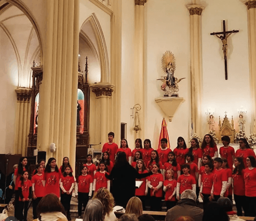 Concierto de música sacra en Luján de Cuyo.