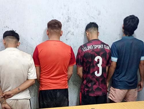 Detenidos por robar en una finca de Luján