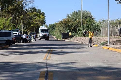 Avanzan las obras para la 3º vía del Acceso Sur