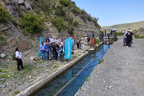 Una obra previene tormentas y crecidas en Potrerillos