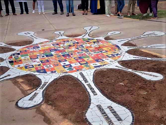 Se inauguró el 6° mural “Pajaritos Volando”