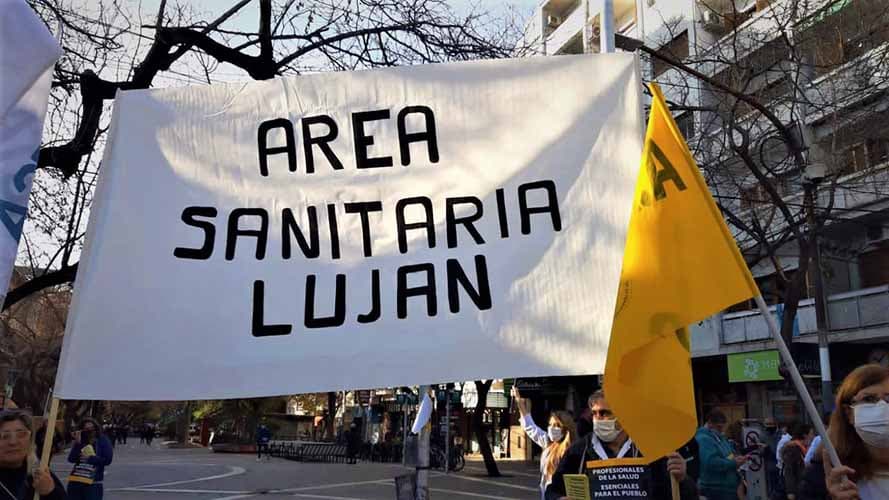 El área sanitaria de Luján dijo presente en la macha de la salud