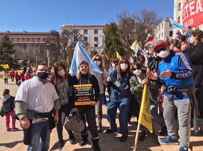 El área de salud de Luján se hizo presente el martes en Casa de Gobierno