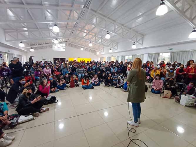 Más de 500 mujeres y diversidades participaron en el encuentro del FDT en Las Heras