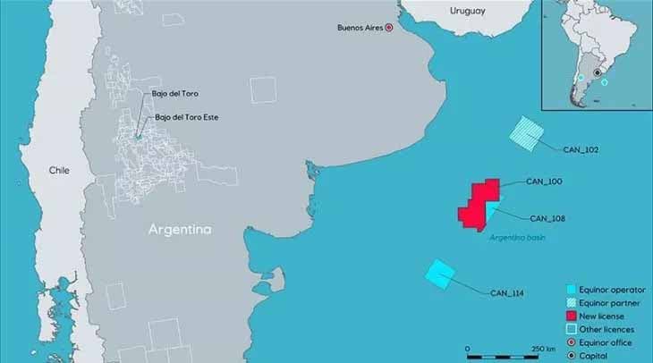 Argentina autorizó explorar áreas offshore en la costa bonaerense