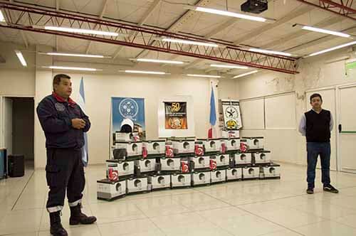 Bomberos Voluntarios de Luján presentó nuevo equipamiento de seguridad
