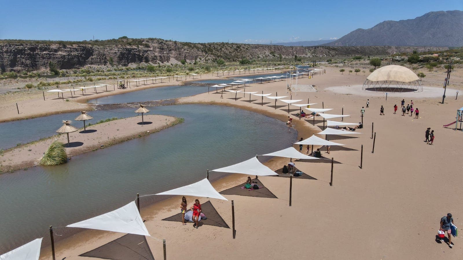 Luján Playa Bajada al Río cierra preventivamente