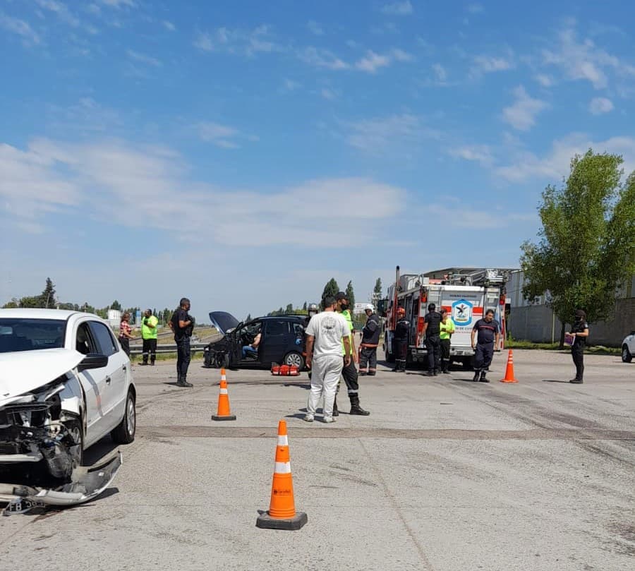 Un accidente en Luján dejó una mujer lesionada