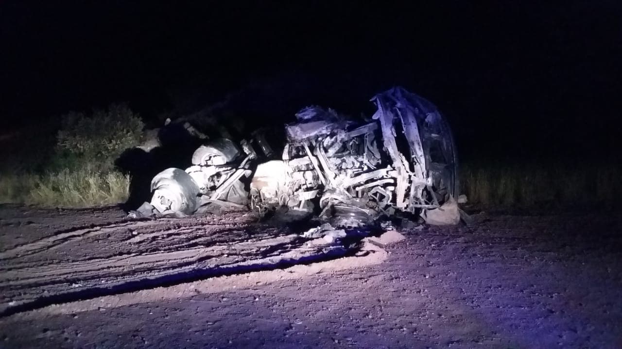 Cayó un camión con cal en Potrerillos y hay desvíos