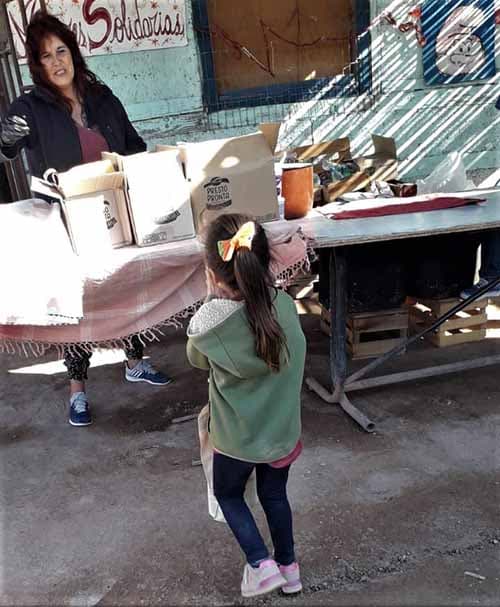 Merendero Los Pitufitos de Agrelo agradeció los donativos que llegaron desde distintos puntos de Mendoza