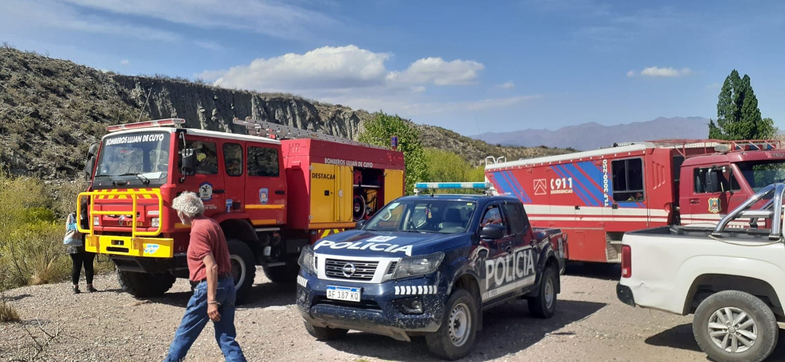 El accidente de la grúa en Vallecitos dejó un fallecido y el agua contaminada