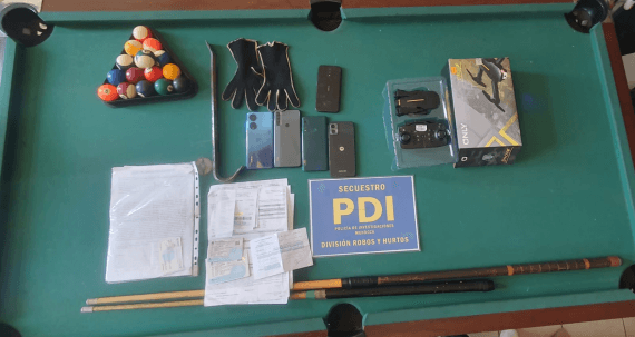 Con 9 allanamientos, capturaron una banda que robaba en Chacras