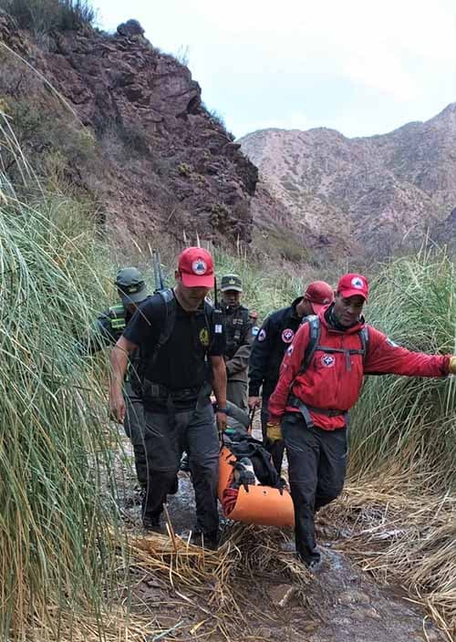 Un holandés de 24 años fue rescatado en Potrerillos
