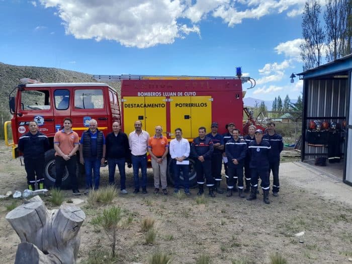 Alta montaña: Un cuartel más de Bomberos Voluntarios está operativo en Luján