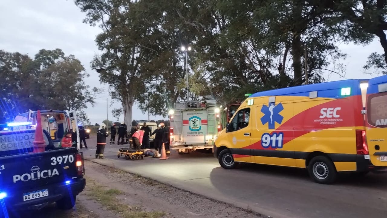 4 adultos y un menor resultaron heridos en Luján