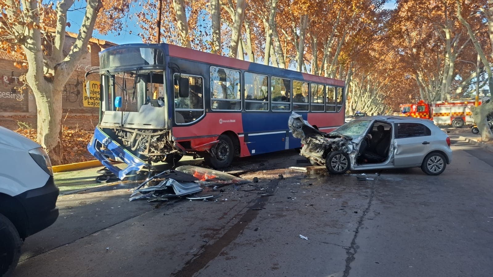8 personas heridas tras un choque en Luján