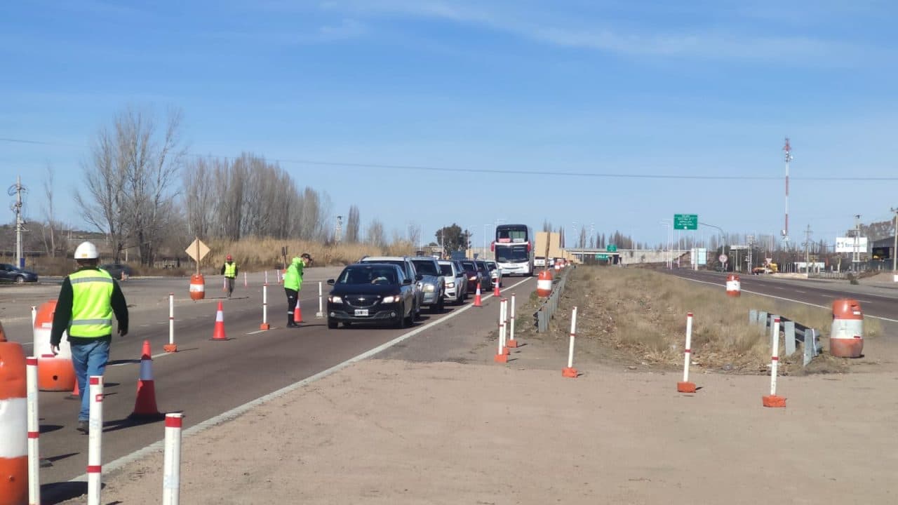 Durante 55 días hay desvíos en el Acceso Sur