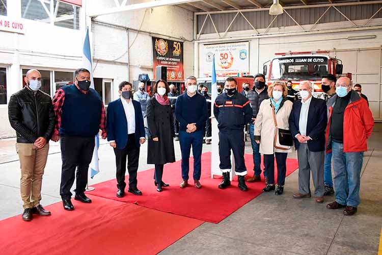 Bomberos de Luján de Cuyo fortaleció lazos con Francia
