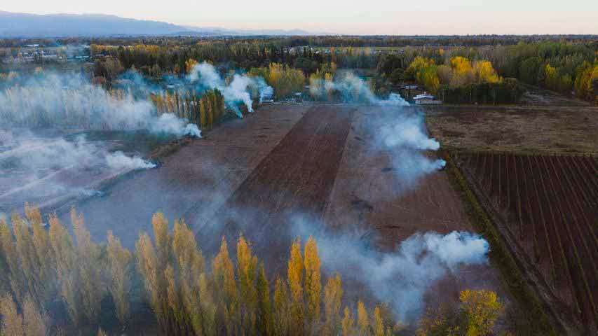 Malestar en Perdriel por las demoras en sofocar más de 8 focos de incendio