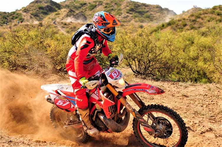 El lujanino Godoy volvió a ganar el Provincial de Enduro