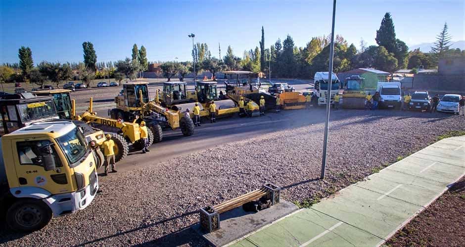Luján de Cuyo posee el equipamiento de asfalto más importante de la Provincia