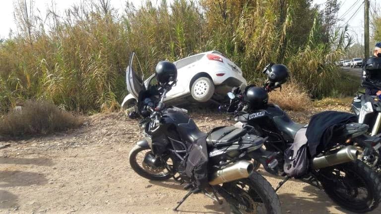 Persecución y tiros terminó en calle Aráoz