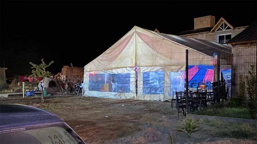 Circovid: realizaron un bautismo con 100 covidiotas en Ugarteche