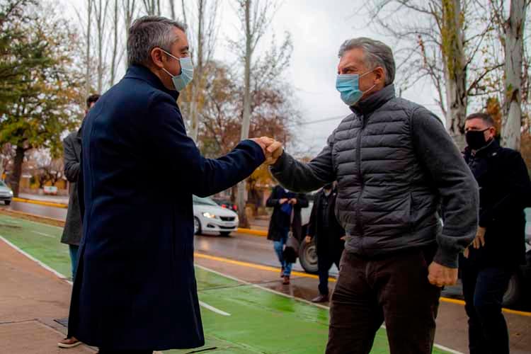 Mauricio Macri fue recibido por Sebastián Bragagnolo en Luján de Cuyo