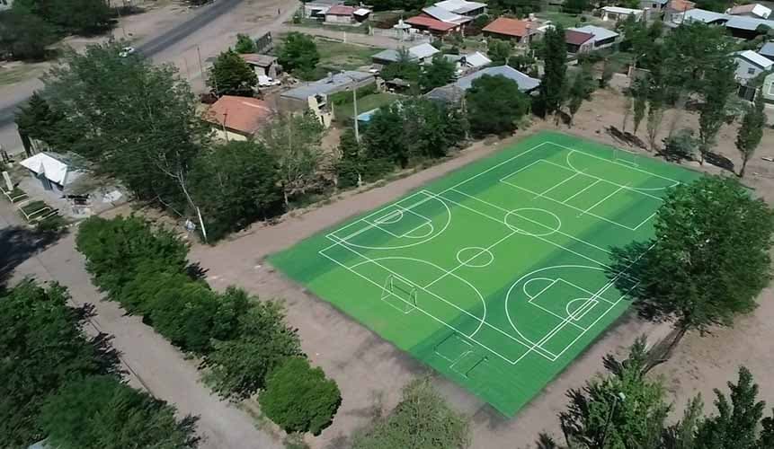 Las Compuertas tendrá su Playón Deportivo