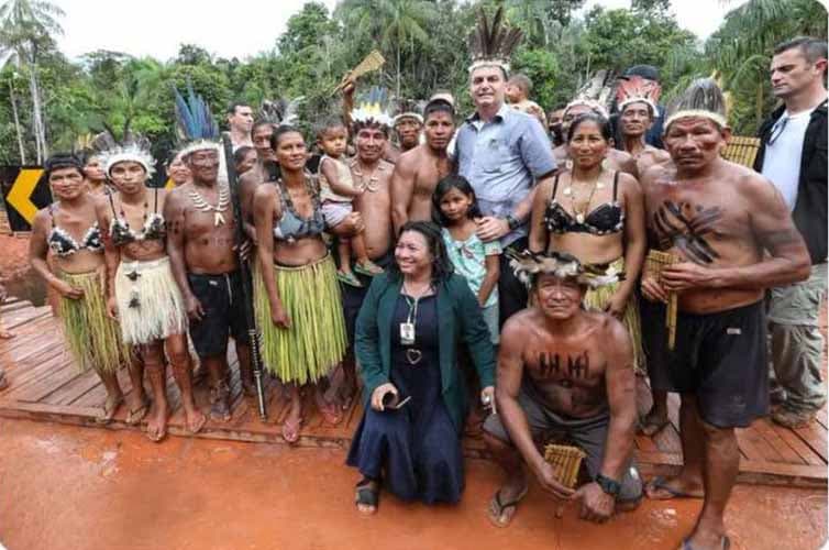 Selva y barcos, Bolsonaro dio una provocativa respuesta a Fernández