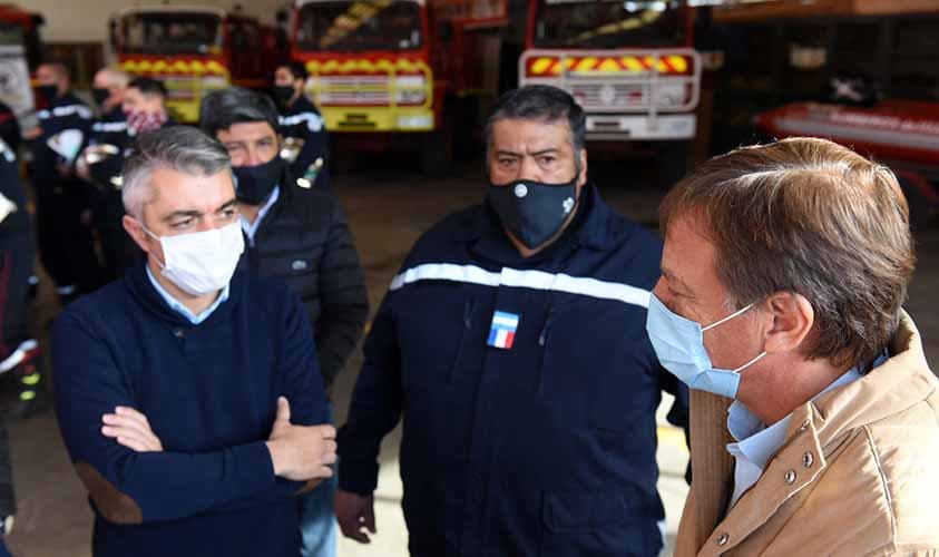 Ésto dijo Suarez en el acto de Bomberos en Luján