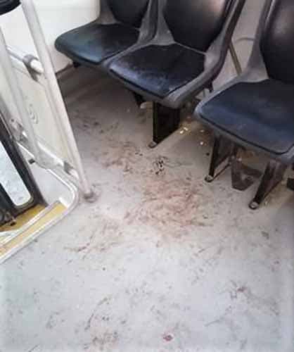 Una patota se peleó dentro de un colectivo en Perdriel