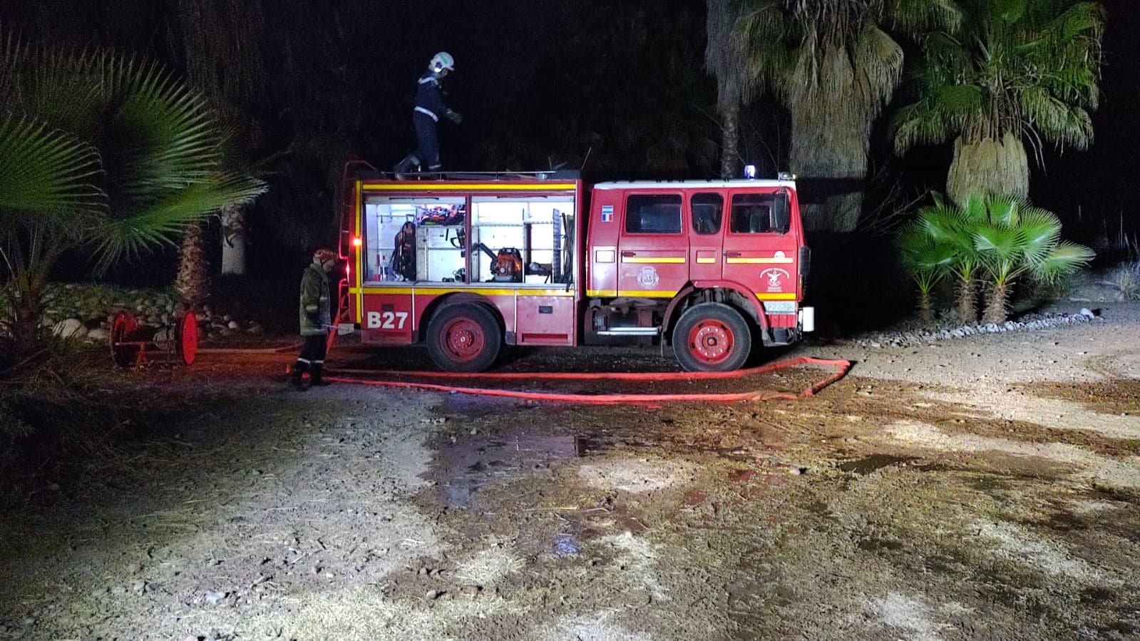 Se incendió una cabaña de Potrerillos