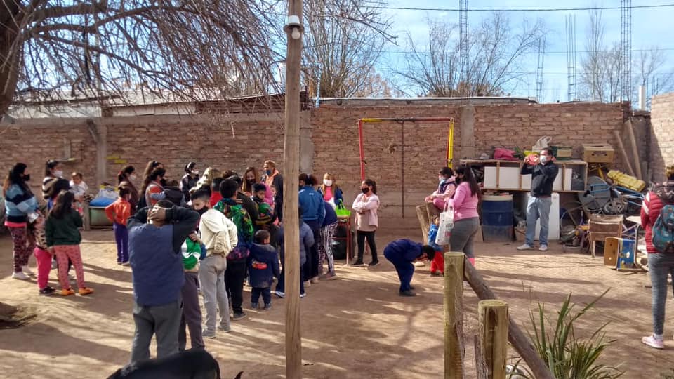 Merenderos de Perdriel festejaron el Día de la niñez