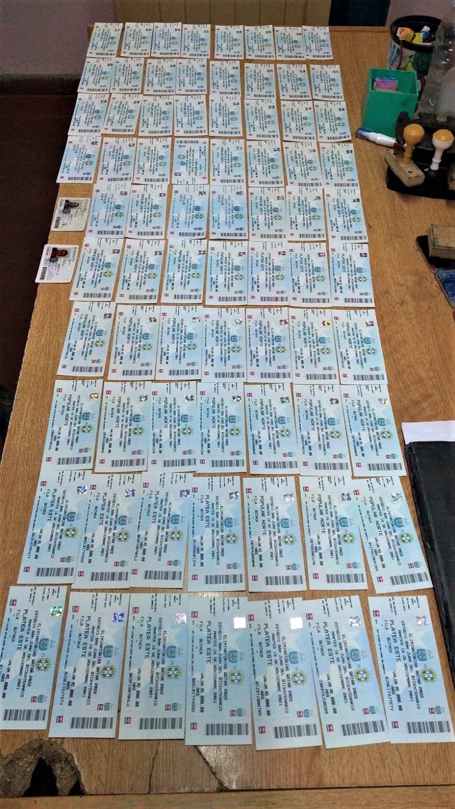 Vendían entradas truchas para el partido en San Juan de Argentina y Brasil